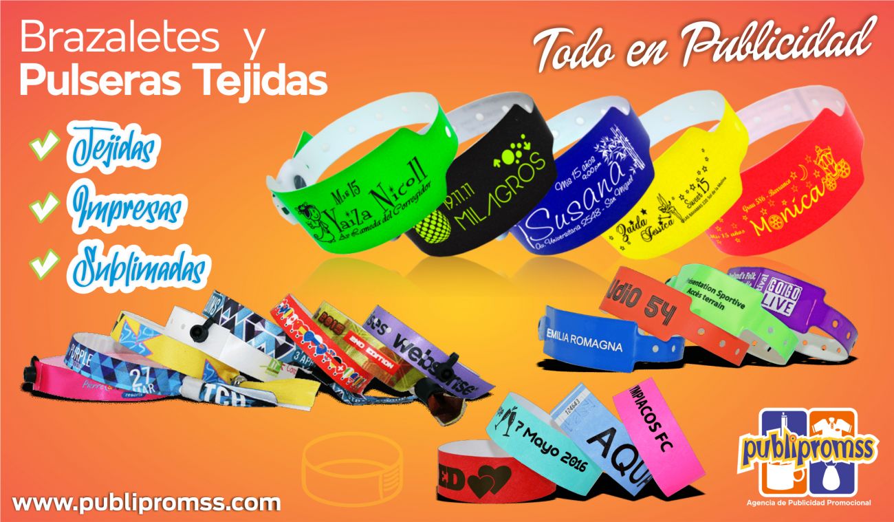 banner brazaletes y pulseras impresas publipromss