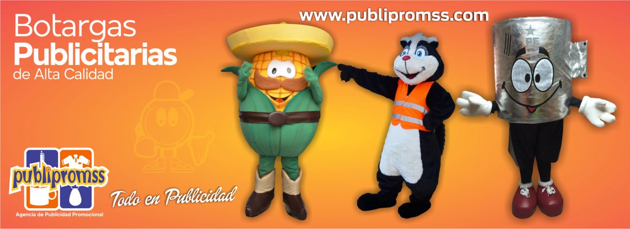 botargas publicitarias de alta calidad publipromss