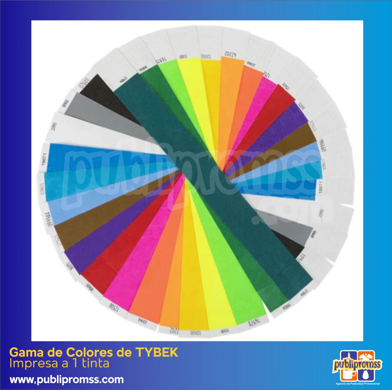 gama de colores tybek
