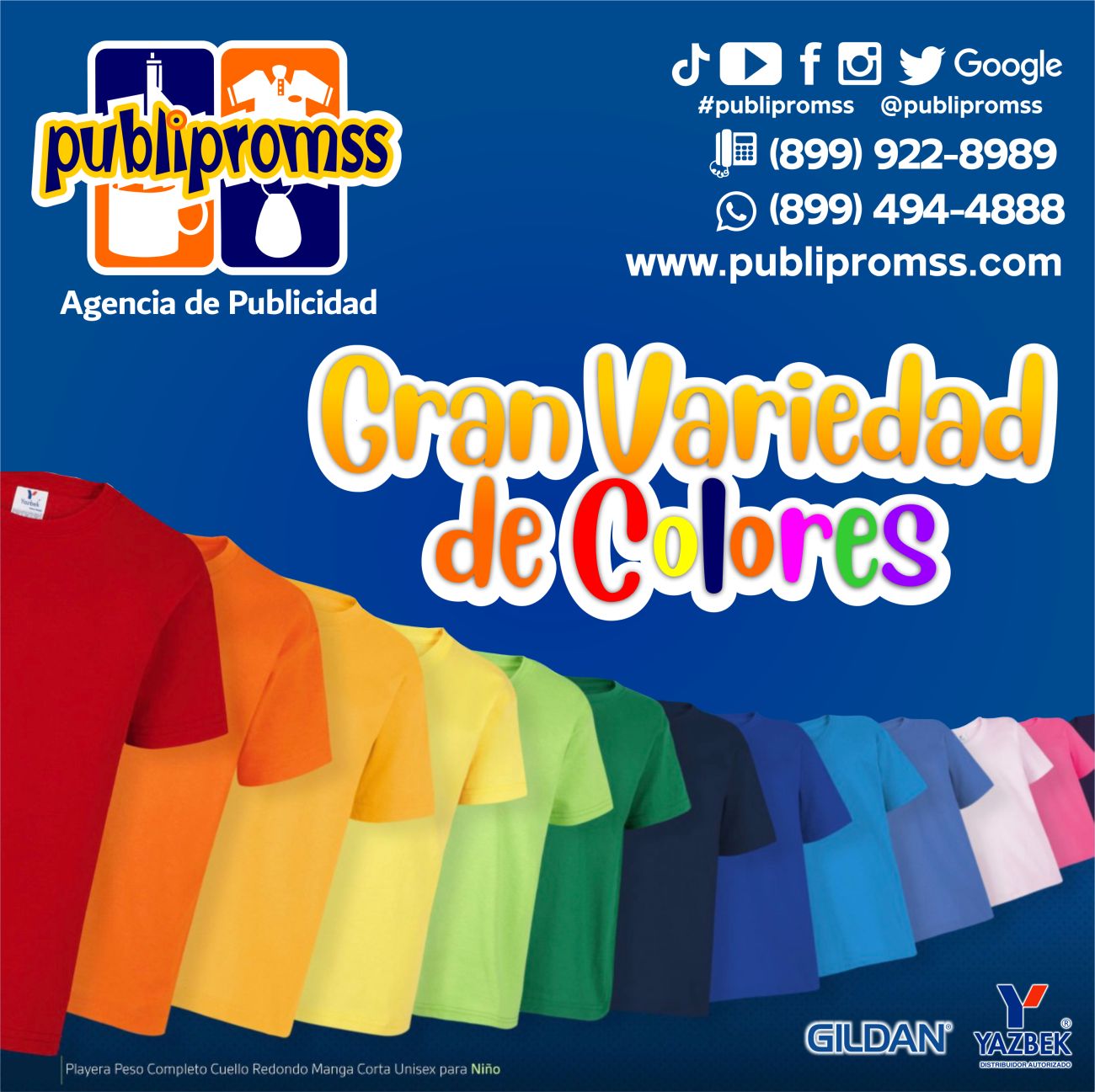 PLAYERAS PUBLIPROMSS