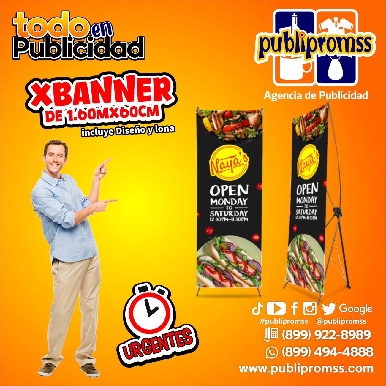 xbanners con lona publipromss